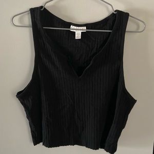 Topshop ribbed crop tank